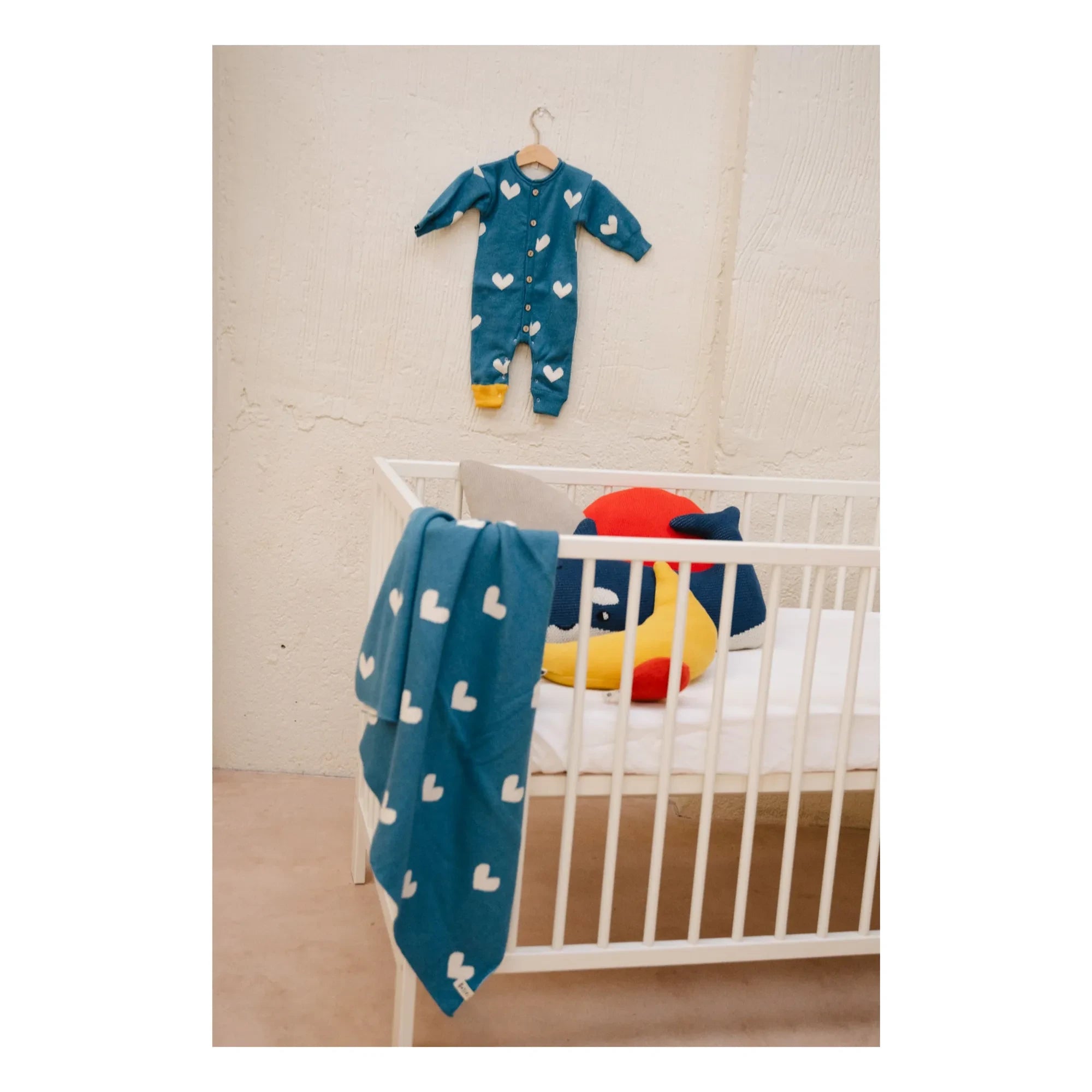 Bayiri - Cute Organic Cotton Romper | Blue