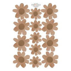 Studio Loco - Floral Wall Decals | Brown