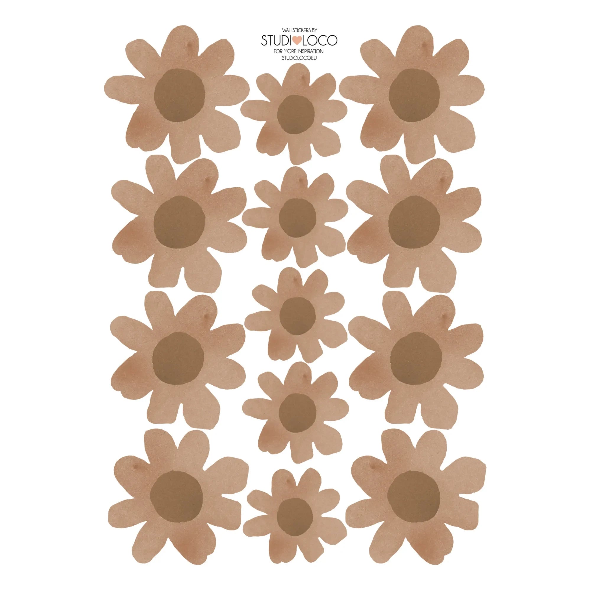 Studio Loco - Floral Wall Decals | Brown