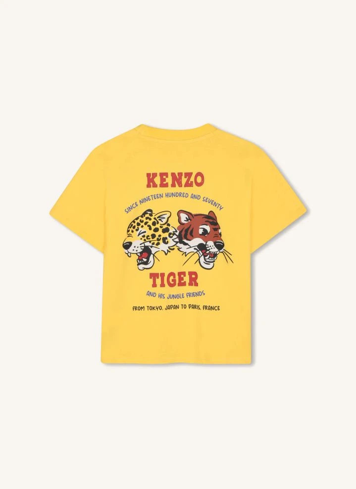 Kenzo - Kaplan başı tişört | Sarı