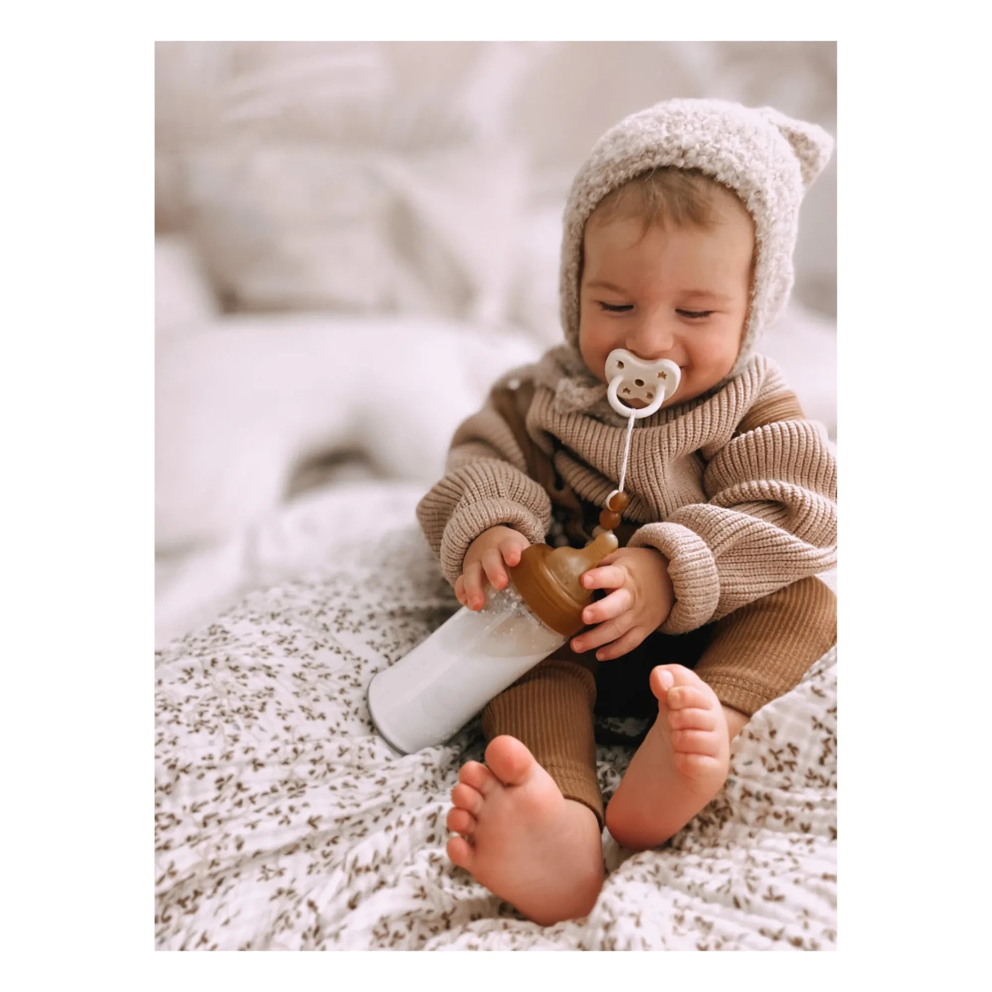 Hevea - Wide Mouth Baby Bottle Nipple - Slow Flow
