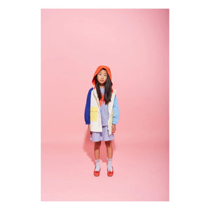 Wynken - Color Block Windbreaker | Ecru