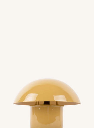 Present Time - Fat Mushroom Table Lamp | Mustard