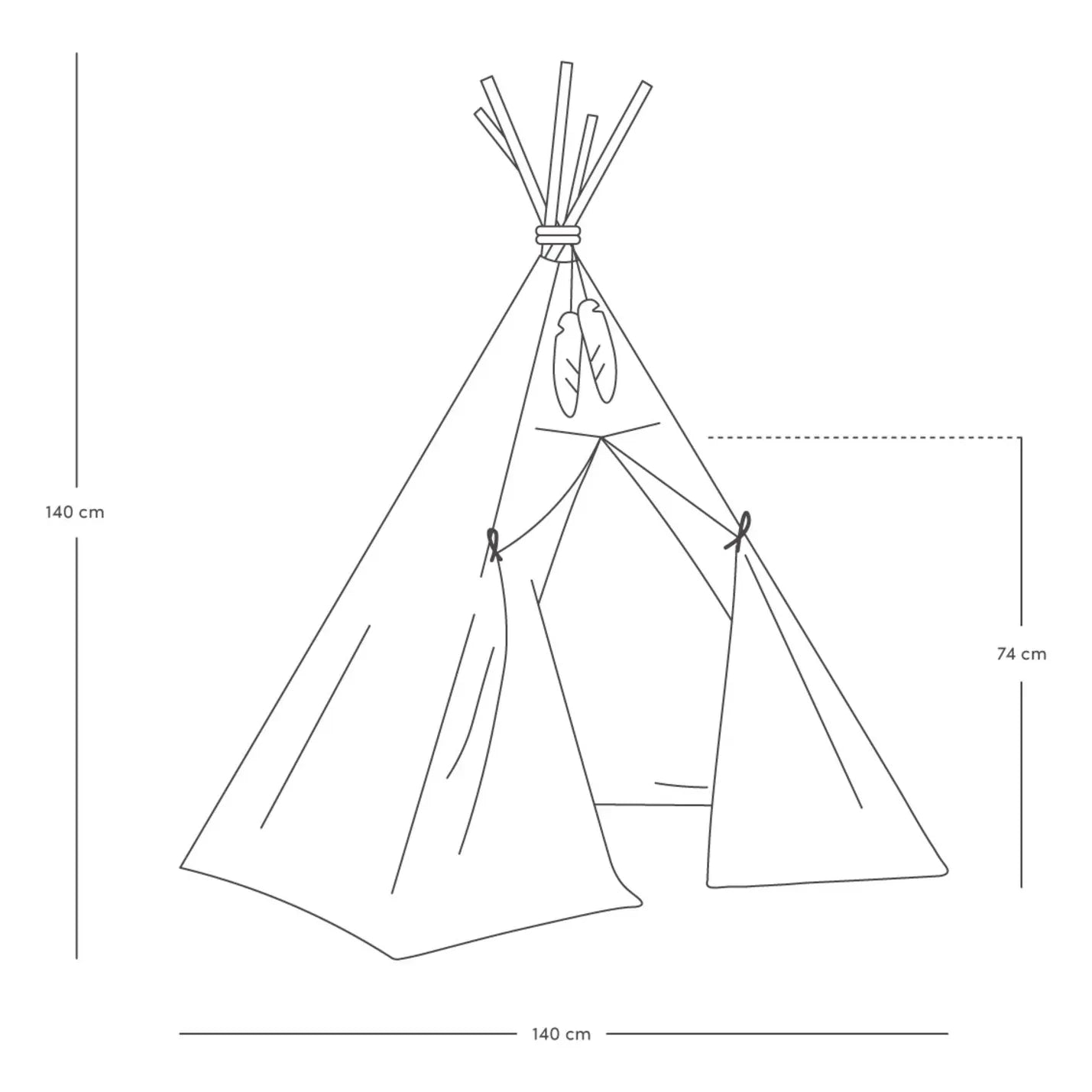 Nobodinoz - Nevada Tipi | Blue