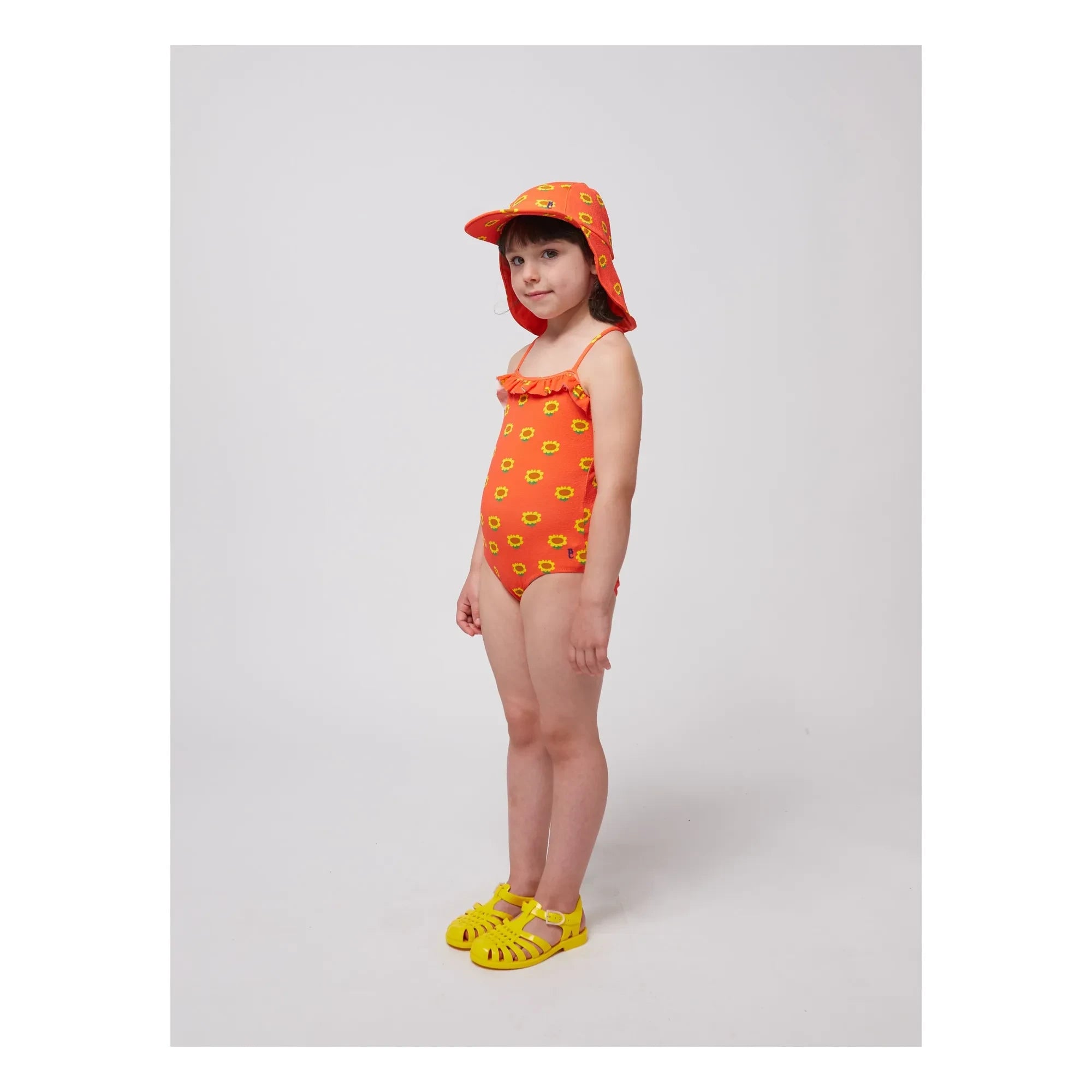 Bobo Choses - Sunflower Swimsuit Made from Recycled Fibers | Red