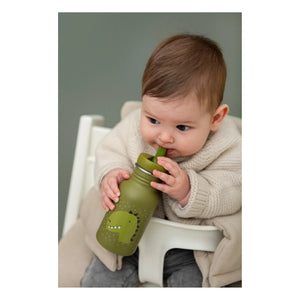 Trixie - Mr Dino 350ml Water Bottle | Khaki