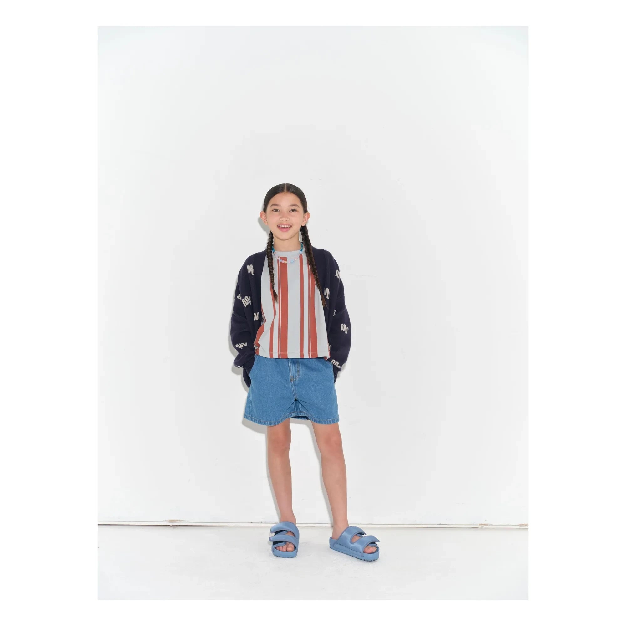 Main Story - Denim Organic Cotton Shorts | Blue