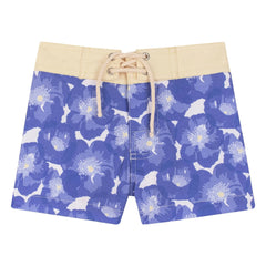 My First Cantê - Luca Floral Swim Shorts | Blue