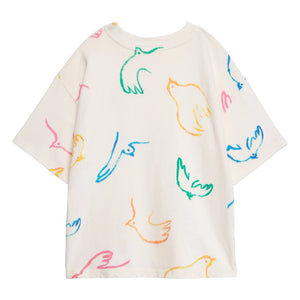 True Artist - T-shirt Birds Organic Cotton | Ecru
