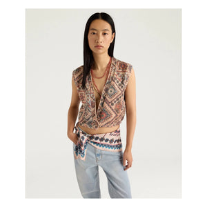 Momoni - Cerro Sleeveless Puffer Vest | Pink