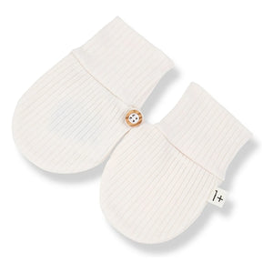1+ in the family - Nura Ribbed Gloves | Ecru