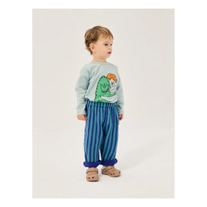 Bobo Choses - Monstre Organic Cotton Baby T-shirt | Light Blue