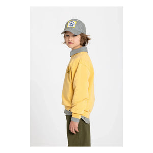 Hundred Pieces - Ryde Wax organik pamuklu sweatshirt | Hardal
