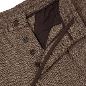 Universal Works - Pileli Yün Pantolon | Taupe Kahverengi