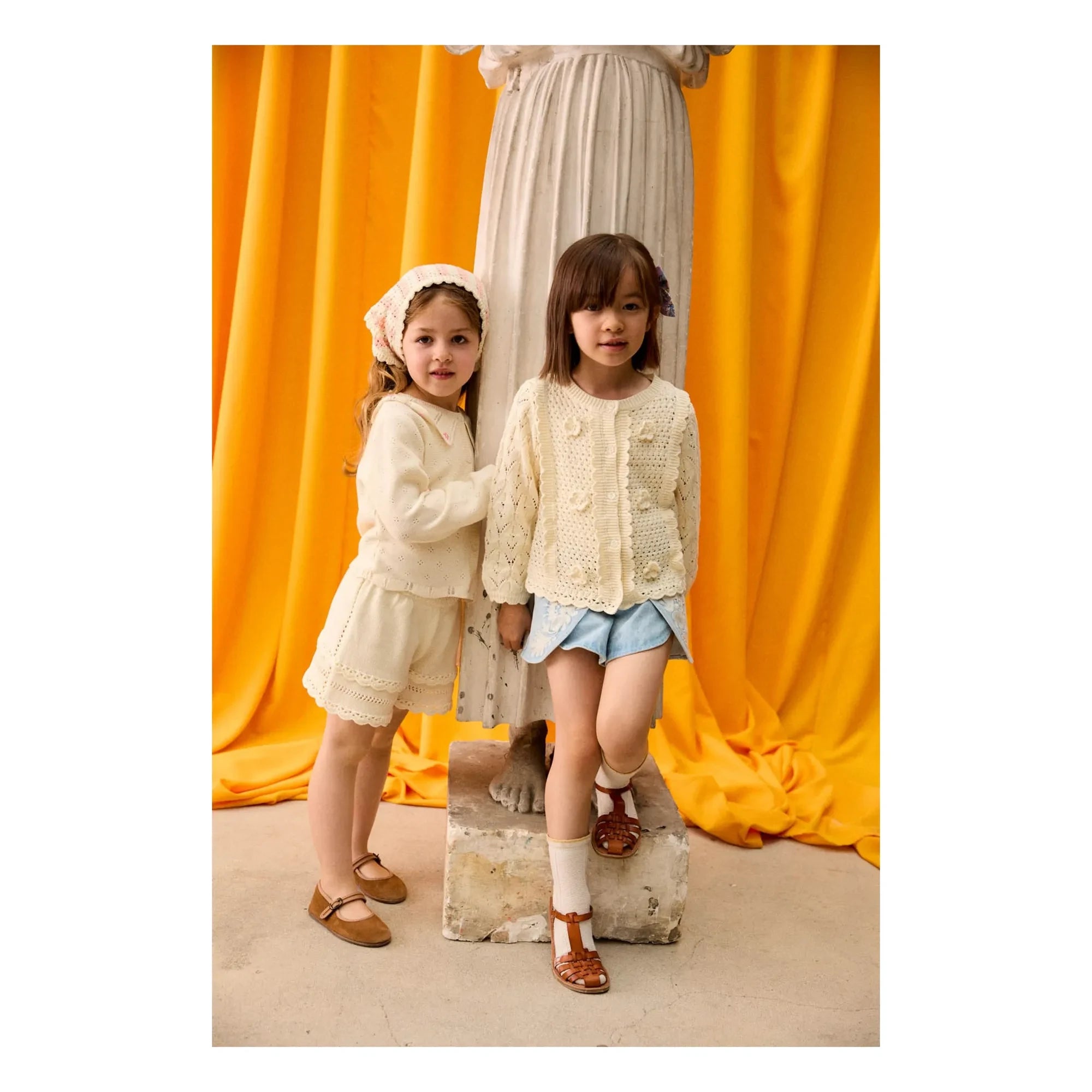 Louise Misha - Chai Ribbed Vest | Cream
