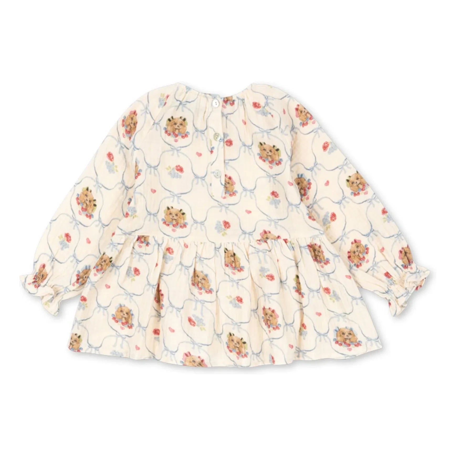 Konges Sløjd - Coco Dogs Organic Cotton Blouse | Ecru
