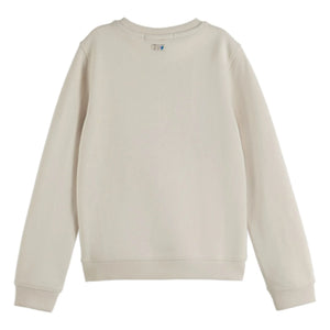 Scotch & Soda - Artwork Starry Skies Organic Cotton Sweatshirt | Ecru