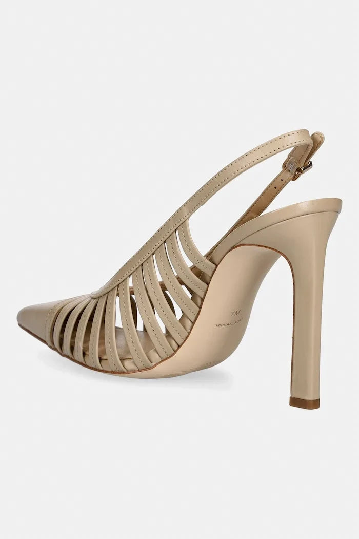 MICHAEL Michael Kors deri topuklu ayakkabı Adriana High Pump