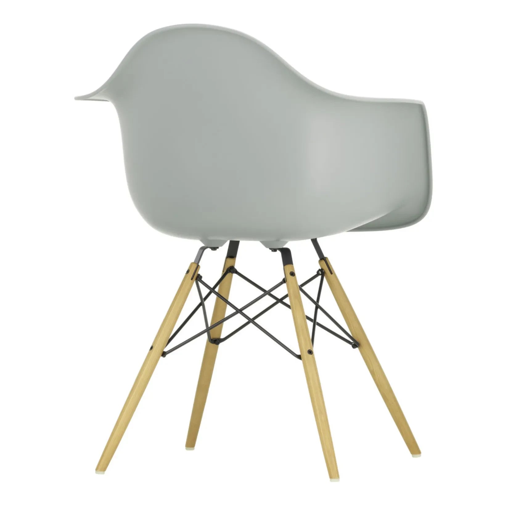 Vitra - DAW Chair - Maple Base - Charles & Ray Eames | Light Gray