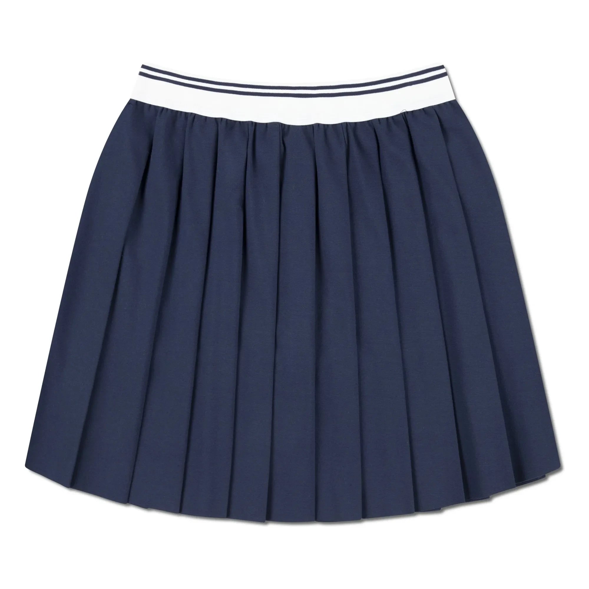 Lacoste - Recycled Fiber Pleated Skirt | Navy Blue