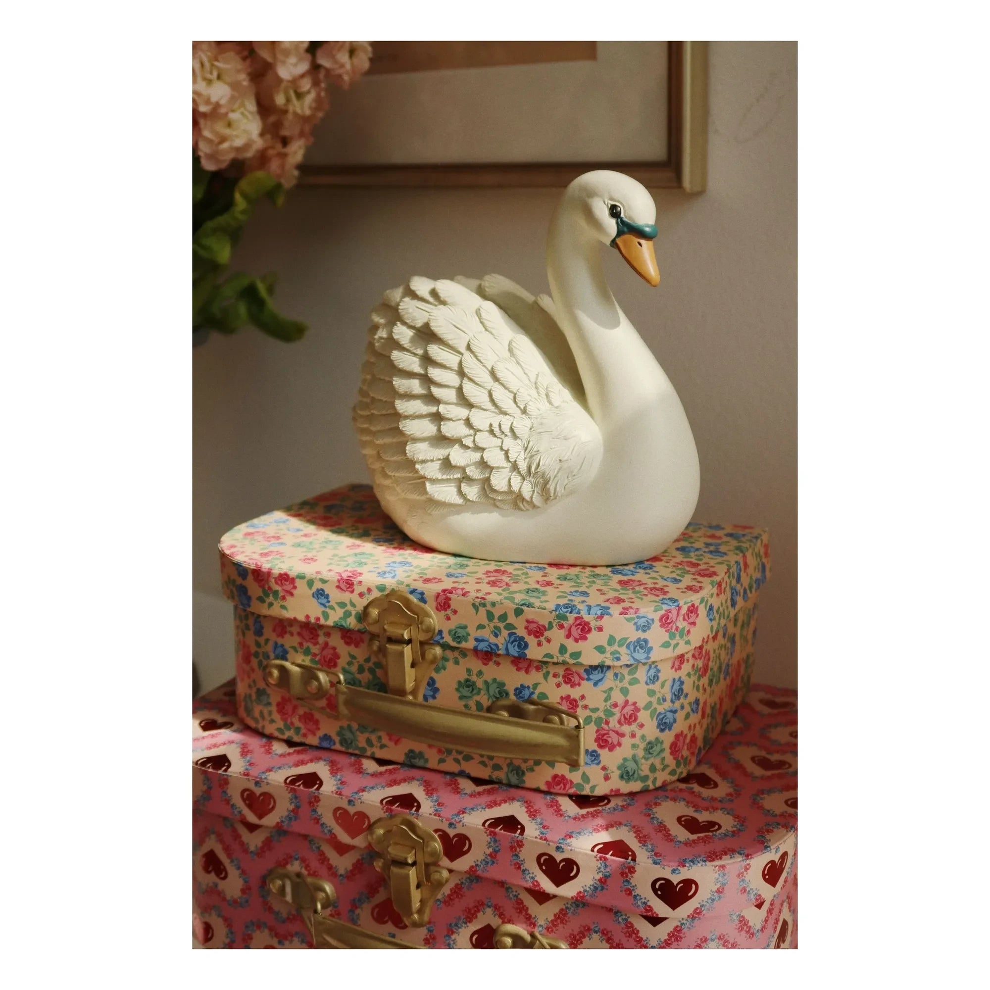 Konges Sløjd - Swan Coin Bank | White