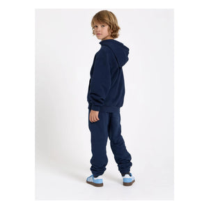 Smallable Kid - Washed blue organic cotton joggers