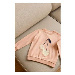 Liewood - Sweat Thora Hearts Organic Cotton | Pink