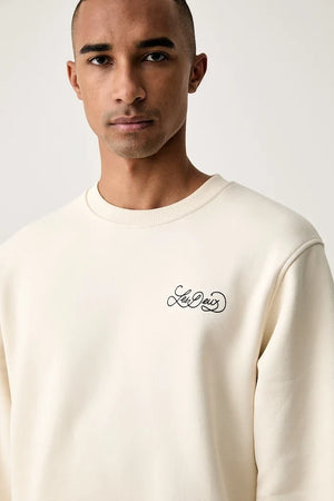 Les Deux kapüşonlu erkek pamuklu sweatshirt Orchard