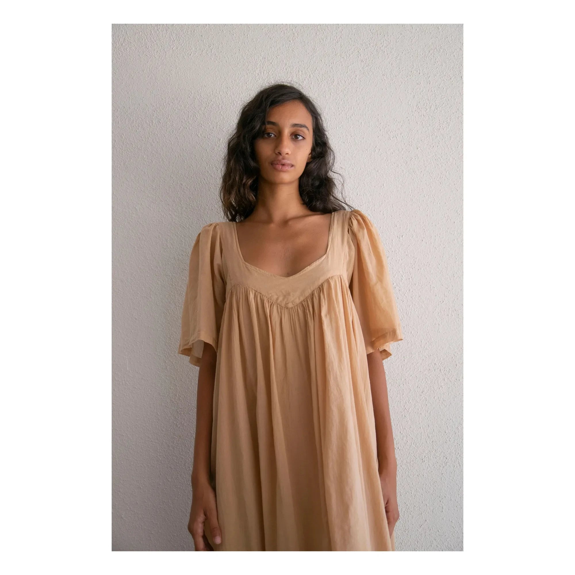 THEAVANT - Jade Pamuk voile elbise | Amber