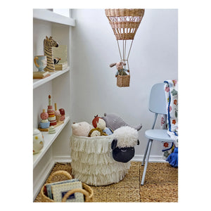 Bloomingville Mini - Dolly Storage Basket | White