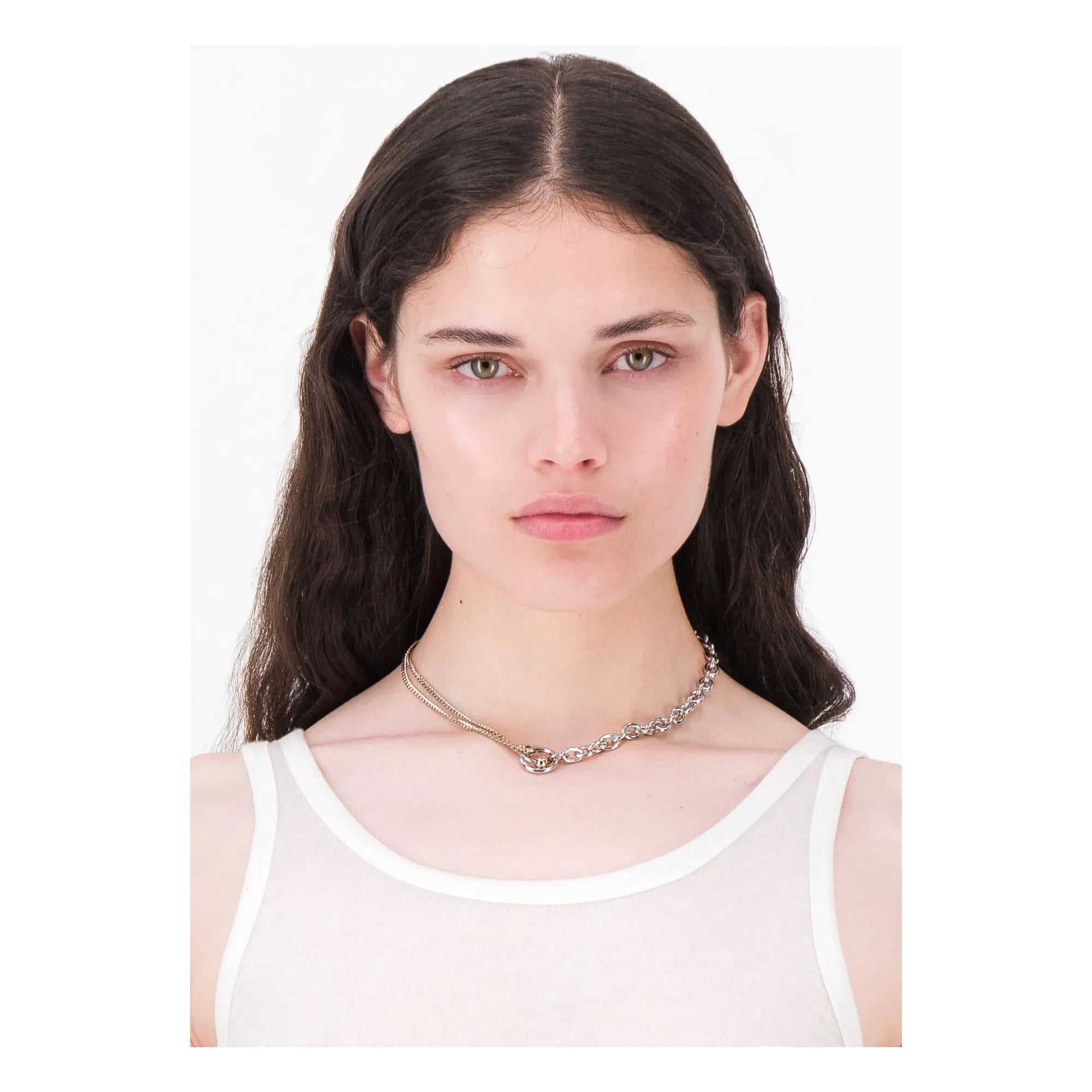Justine Clenquet - Faith Necklace | Gold/Silver