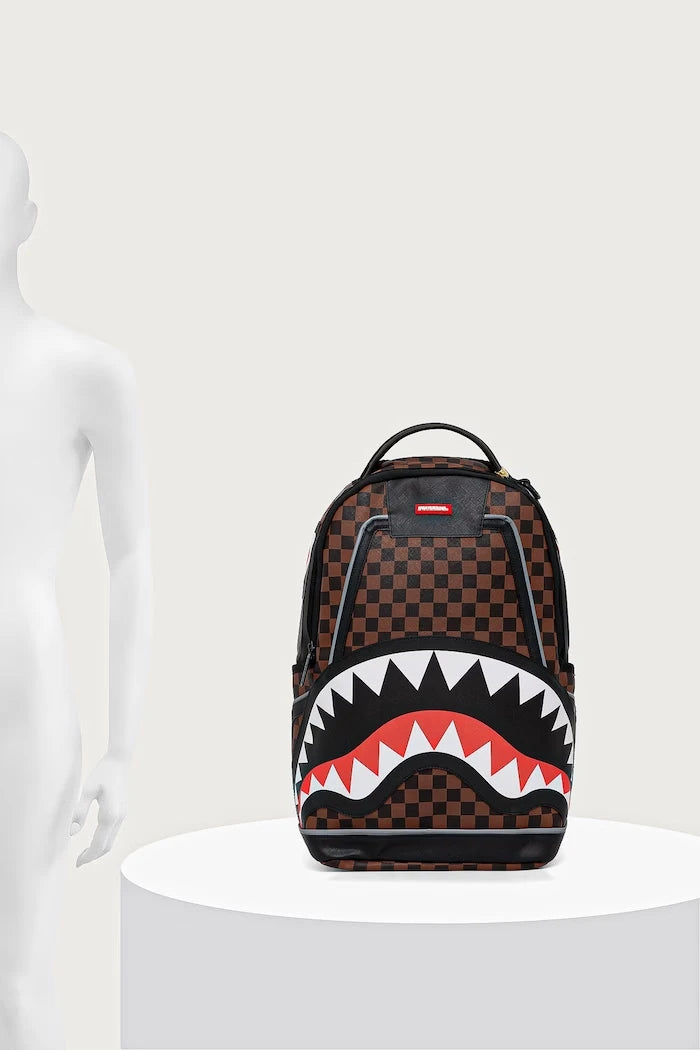 Sprayground - Brown Shark Backpack in Paris 910B7409NSZ