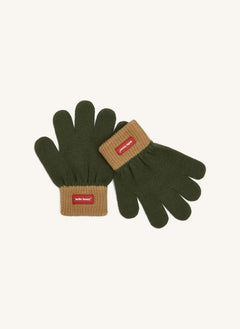 Hello Hossy - Handy Forest Organic Cotton Gloves | Dark Khaki