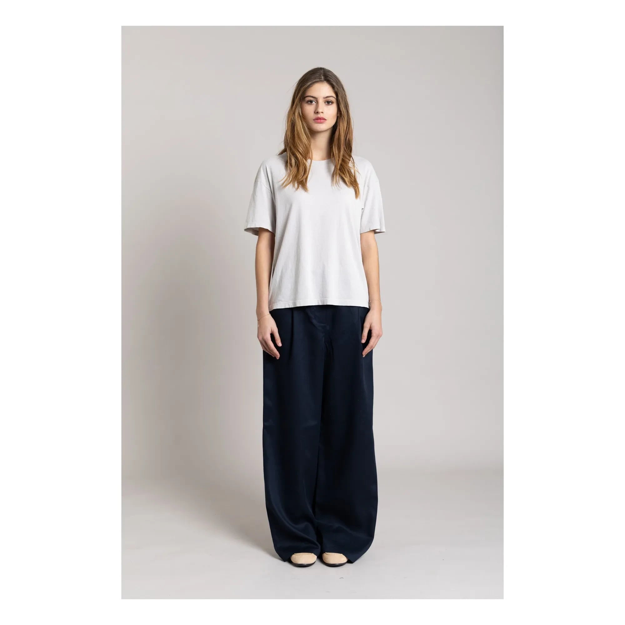 Smallable Woman - Hana Organic Cotton T-shirt | Pearl Grey