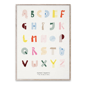 Mado - Alphabet Spaghetti Poster