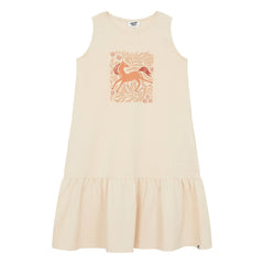 Hundred Pieces - Lyra Organic Cotton Sleeveless Dress | Cream