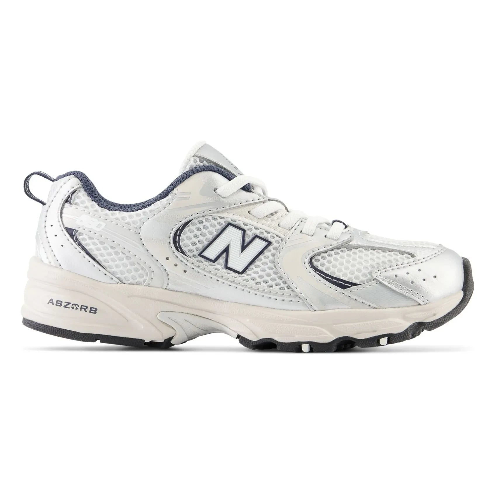 New Balance - Elastic Lace Sneakers 530 | White satin