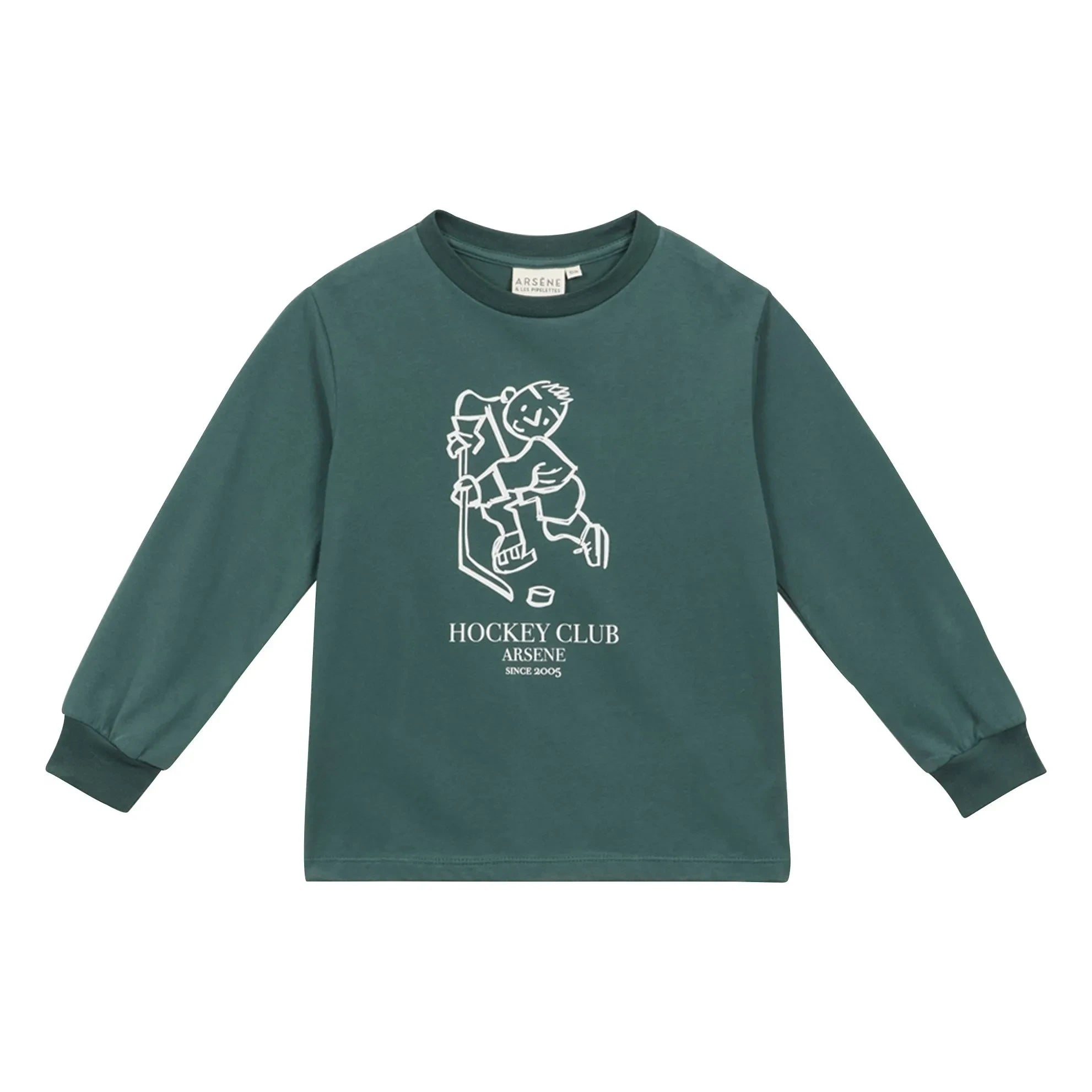 Arsène et Les Pipelettes - Gerd Organic Cotton T-Shirt | Forest Green