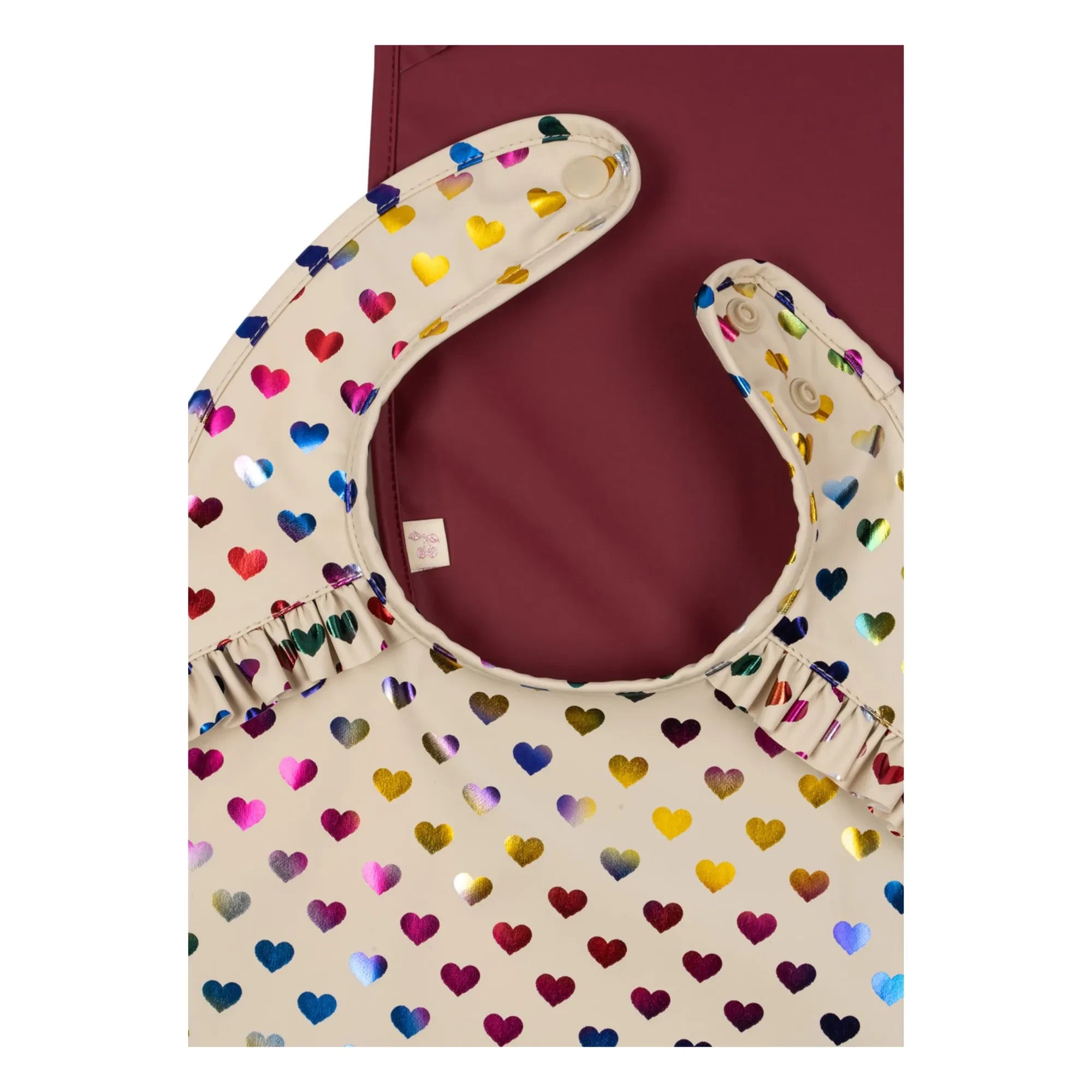 Konges Sløjd - Ruffled Heart Bibs - 2-Pack