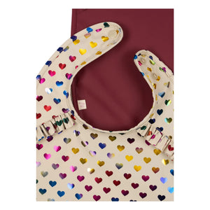 Konges Sløjd - Ruffled Heart Bibs - 2-Pack