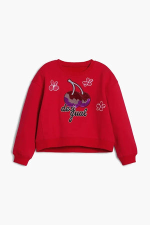 Desigual Çocuk Pamuklu Sweatshirt