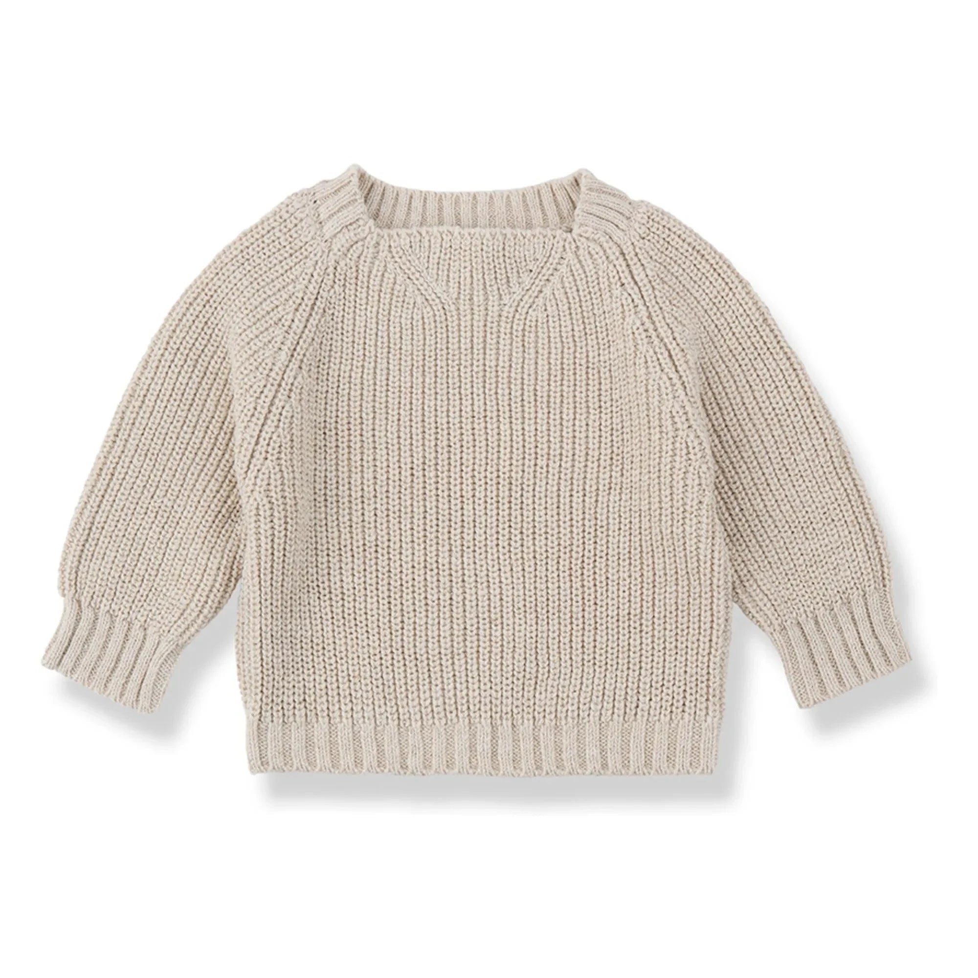1+ in the family - Mola Linen Sweater | Beige