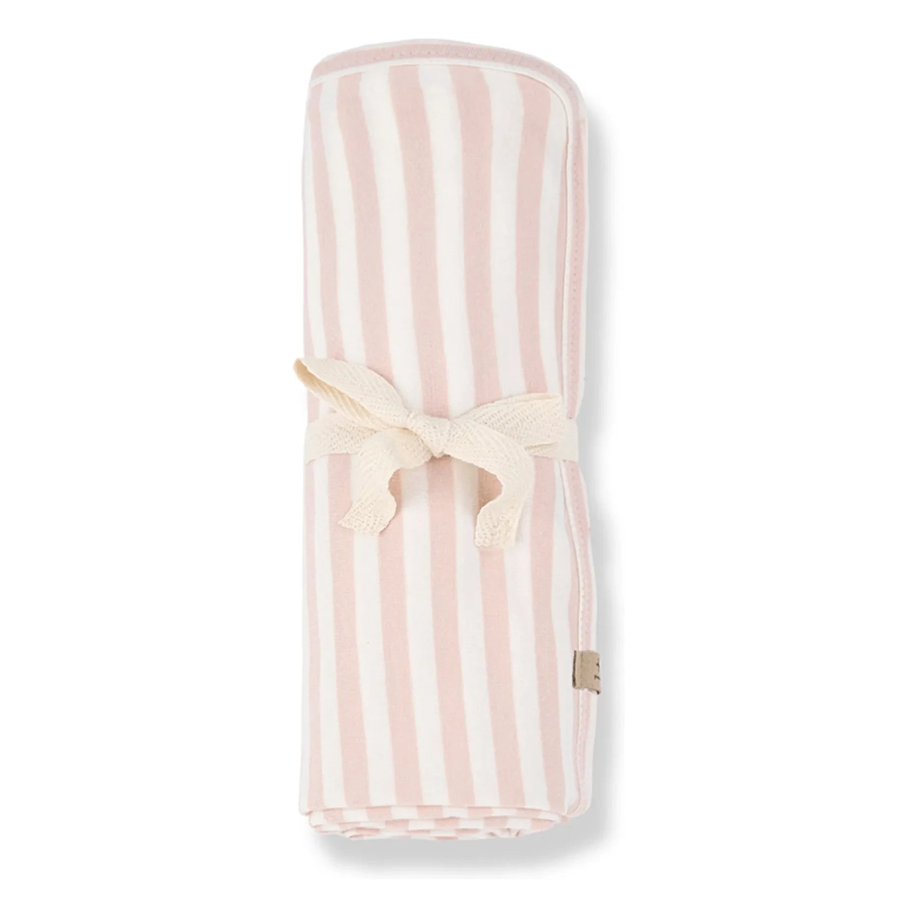 1+ in the family - Striped Betta Blanket | Beige Pink