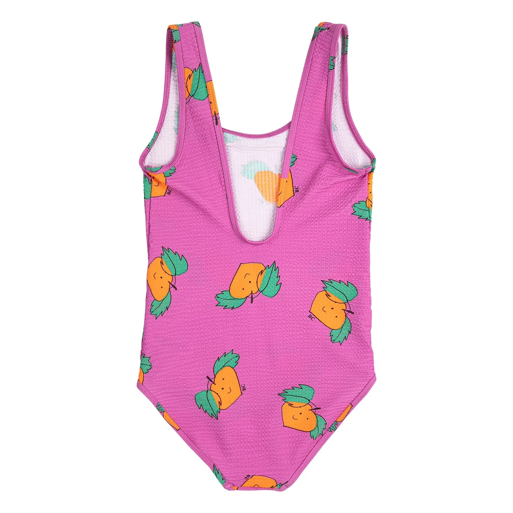 Bobo Choses - Orange Swimsuit Made from Recycled Fibers | Purple