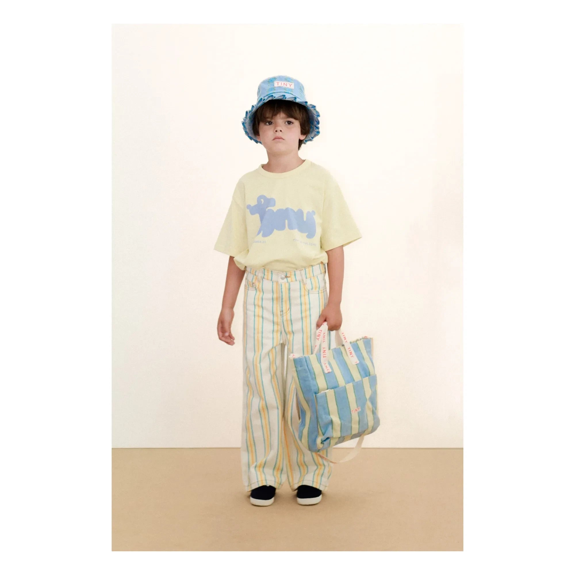 Tinycottons - Tiny Dog Organic Cotton T-Shirt | Light Yellow