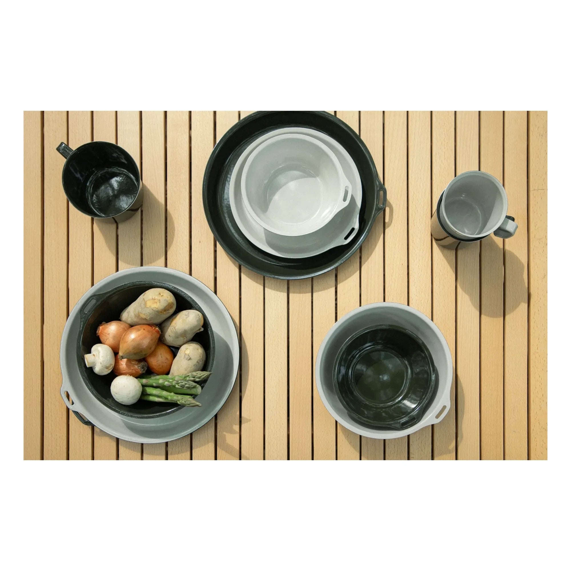 Kinto - Foris Enamel Mug | Forest Green