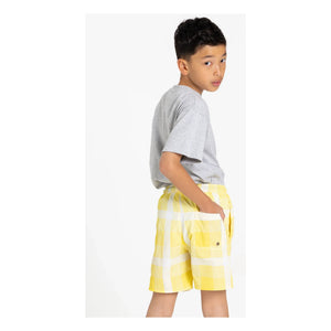 Finger in the Nose - Freeboy Carreaux Swimsuit | Light Yellow