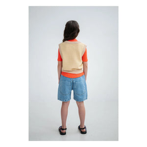 Repose AMS - Organic Cotton Denim Bermuda Shorts | Blue