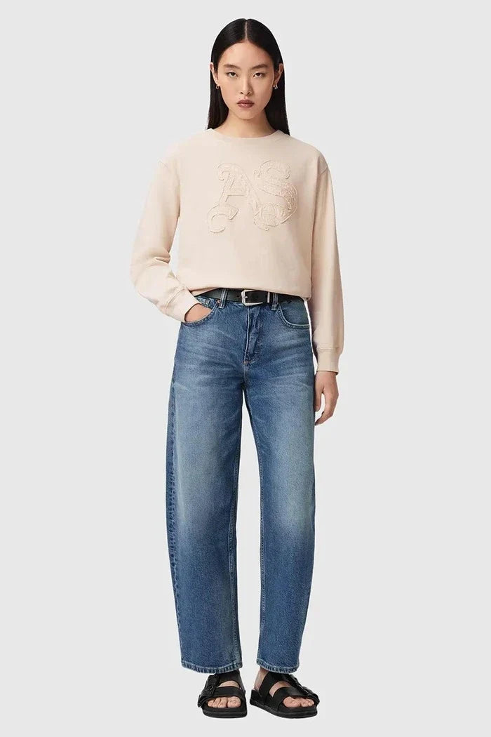 AllSaints kadın pamuklu sweatshirt INSIGNIA