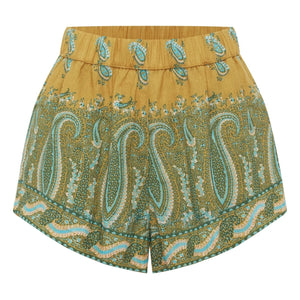 Boteh - Lucent Linen Shorts | Green